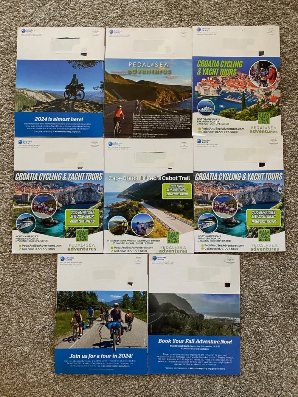 Adventure Cyclist Magazine Set of 8 2023/2024 whole year/2025